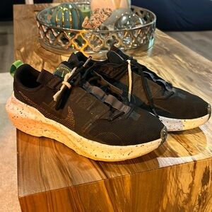 Nike Crater Impact Running Shoes, Black/Iron Grey-off